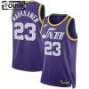 Maillot Basket Enfant Utah Jazz Lauri Markkanen 2023-24 Nike Classic Edition Violet Swingman
